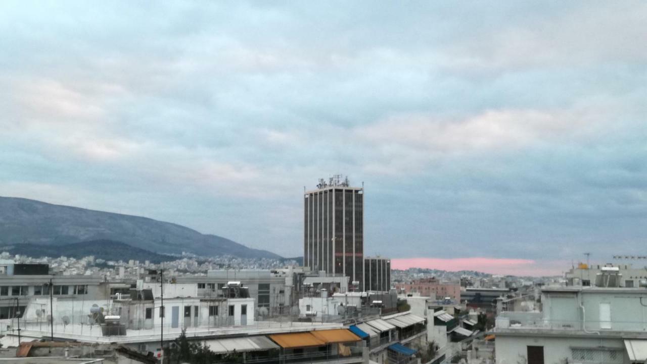 Central 6Th Floor Studio Near Metro & View&200Mbps 雅典 外观 照片