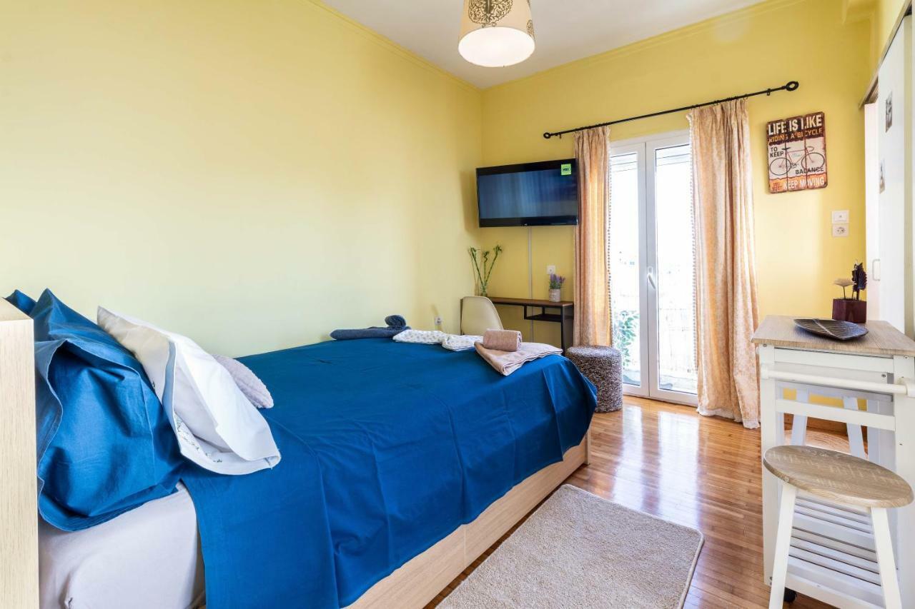 Central 6Th Floor Studio Near Metro & View&200Mbps 雅典 外观 照片